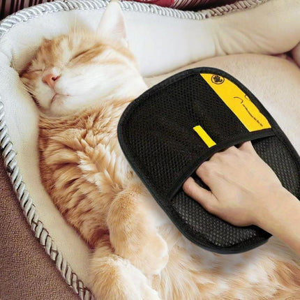 Pet Hair Removal Glove for Cats & Dogs Thickened Strong Gloves for Pet Grooming Reusable Quick De-Shedding Eco-Friendly Reusable for Couch Clothing Carpet Hair Remover