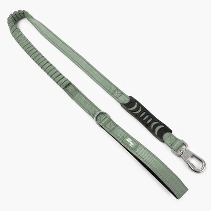 Dog Friendly Co. Bungee Dog Leash – Shock Absorbing, Reflective & Heavy Duty with Traffic Handle & Padded Grip Dog Leash