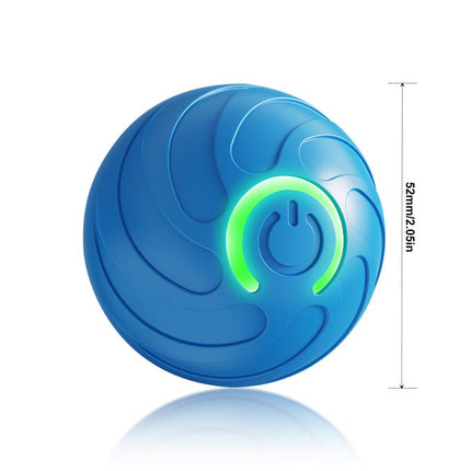 Stream Intelligent Interactive Dog Ball with Vibrating and Jumping Functions, Automatic Sports Bouncing Ball Toy, Suitable for Small/Large Dogs, Durable and Resistant Chewing Design, USB Rechargeable