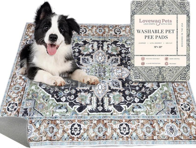 Washable Pee Pads for Dogs, Stylish, Non-Slip and Leak-Proof Pee Pads. Reusable Potty Pads for Dogs for Crates and Floors Disposable Dog Potty Washable Pee Pads for Dogs Bundle