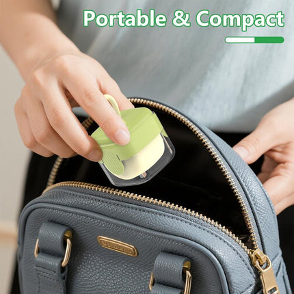 2-Pack Mini Lint Roller, Washable Sticky Roller Reusable Lint Remover Portable Pet Hair Remover for Clothes,Travel Household