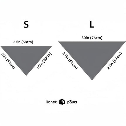 Lionet Paws Halloween Dog Bandana - Fashionable Soft Cotton Pumpkin Scarf for Small to Large Dogs