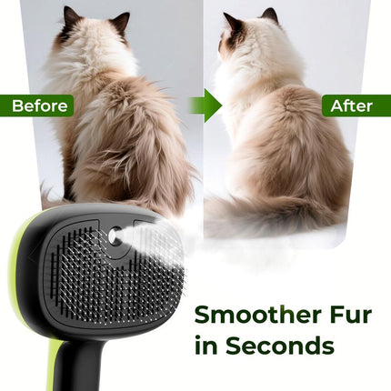 Pecute Pet Fur Removal Brush for Cat/Dog – Deshedding & Grooming Tool
