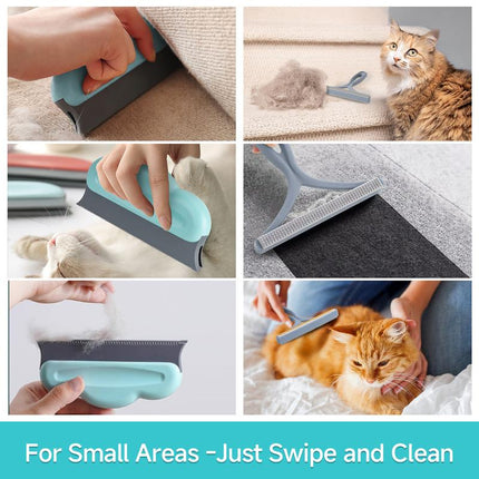 Carpet Rake for Pet Hair Removal(3 Pack), Dog Cat Fur Remover Scraper Broom, 52.7” Adjustable Cat Dog Carpet Rake, Hair Removal Rake, Lint Remover Cleaner Toolsfor Rugs, Mats, Couch, Furniture