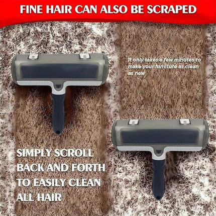 XG-TECH Roller Pet Hair Remover and Reusable Lint Roller - Cat and Dog Hair Remover for Furniture, Couch, Carpet, Clothing and Bedding - Portable, Multi-Surface Fur Removal Brush Tool