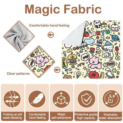 Reusable Cat Grooming Wrap – Washable Anti-Scratch Restraint Bag for Stress-Free Nail Clipping, Face Cleaning, Medication , Multifunctional Care& More| Also Great for Makeup or Camera Travel Storage