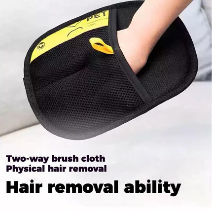 Pet Hair Remover Gloves, Petgroomer Electrostatic Gloves for Pet Hair Grooming Removal - Adjustable Wrist Strap, Breathable, Reusable, Safe for Skin, Effortless Hair Removal, Perfect for Sofas, Clothes, Bed Sheets & Curtains