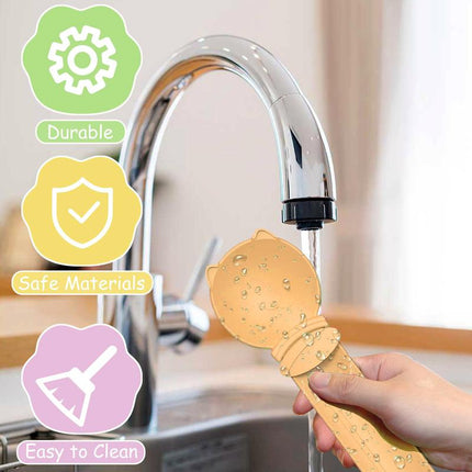 4 Pack Cat Strip Feeder Spoon Cat Wet Treats Dispense Spoon, Cat Stripe Squeeze Spoon, Pet Supplies Cat Food Spoon for Cat Liquid Snack Lickable Cat Feedingcat Bar Squeeze Spoon | | Multifunctional Lickable Wet Cat Treat Dispenser Spoon for Cats