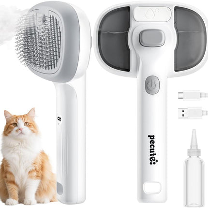 Pecute Pet Fur Removal Brush for Cat/Dog – Deshedding & Grooming Tool