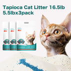 5.5Lb*3 16.5Lb Tapioca Cat Litter