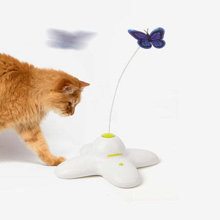 All for Paws Automatic Butterfly Toy for Cats - Fun and Interactive Pet Toy Exercise Playful Cat Stuff