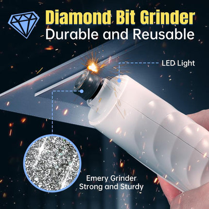 LIVEKEY 2 in 1 Dog Nail Clippers & Dog Paw Trimmer for Large Medium Small Dogs, USB Rechargeable Dog Nail Trimmers with 2 LED Light and Safe Lock Design for Dogs and Cats Petsupplies Animal