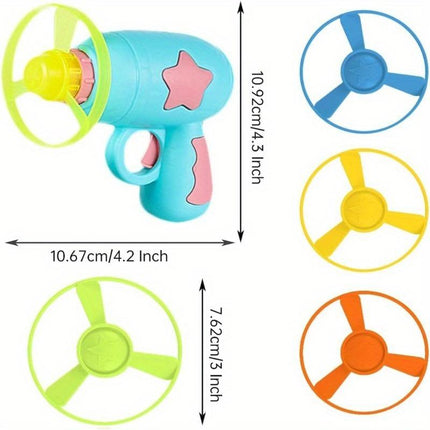 15Pcs Cat Fetch Toy with Colorful Flying Propellers Set Cat Playing Interactive Cat Toys for Cat Kitten Chasing Exercise
