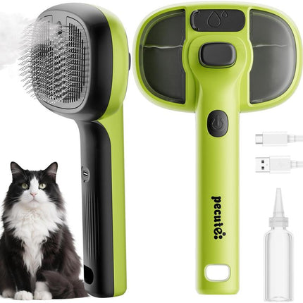 Pecute Pet Fur Removal Brush for Cat/Dog – Deshedding & Grooming Tool
