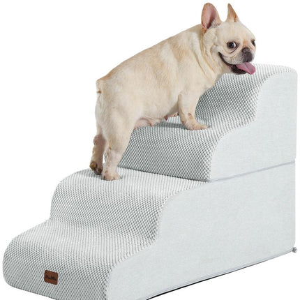 Made4Pets Dog Stairs and Ramp for Bed 3-5 Step Non-Slip Pet Stairs Suitable for High Bed Climbing Universal Design for Dogs and Cats Outdoorfun - Home