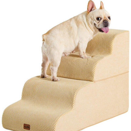 Made4Pets Dog Stairs and Ramp for Bed 3-5 Step Non-Slip Pet Stairs Suitable for High Bed Climbing Universal Design for Dogs and Cats Outdoorfun - Home