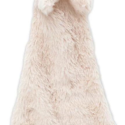 2-In-1 Stuffless Squeaky Dog Toys with Soft, Durable Fabric for Small, Medium, and Large Pets, No Stuffing for Indoor Play, Holds a Plastic Bottle - Hare, Medium