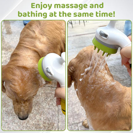 MALFT PET 3-In-1 Pet Shower Kit,High Pressure Cleaner Nozzle,Pet Bathing Grooming Accessories,Deshedding Nozzle,Suitable for Pets,Home and Outdoor Use