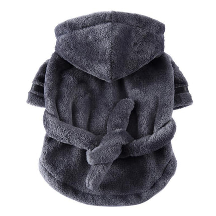 Dog Towel Luxury Soft Cotton Hooded Bathrobe- Multiple Color