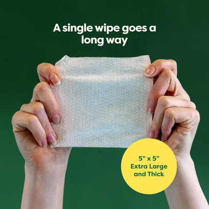 Dog Ear Wipes, Oatmeal Scented Hypoallergenic and Plant Based Ear Wipes for Dogs to Remove Dirt and Wax Build Up, 60 Count Dogear Cleaner