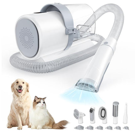 Geoorood 2.5L Dog Grooming Vacuum with 4-In-1 Tools, Professional Pet Hair Vacuum Kit for Shedding Grooming, Suitable for Dogs and Cats
