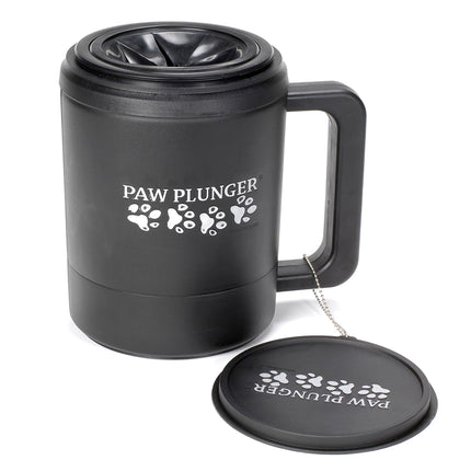 – Dog Paw Cleaner - Puppy Essentials - Portable Dirty Paw Washer - Ideal for Large Dogs - Black