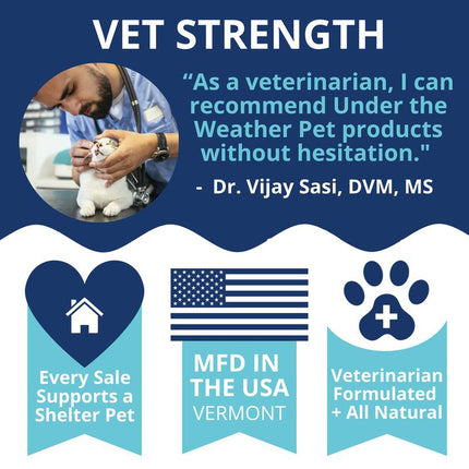 Under the Weather PB&CHILL™ Calming Peanut Butter for Dogs - 6 Packets Vet-Formulated with L-Tryptophan & L-Theanine Tsa-Approved Dog Safe Treats