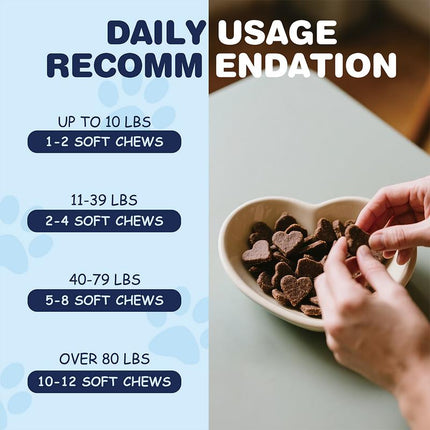 Probiotics for Dogs&Cats,Digestive Enzymes for Gut Flora, Digestive Health, Diarrhea & Bowel Support,Dog&Cat Supplement Soft Chew for Pet Immune System