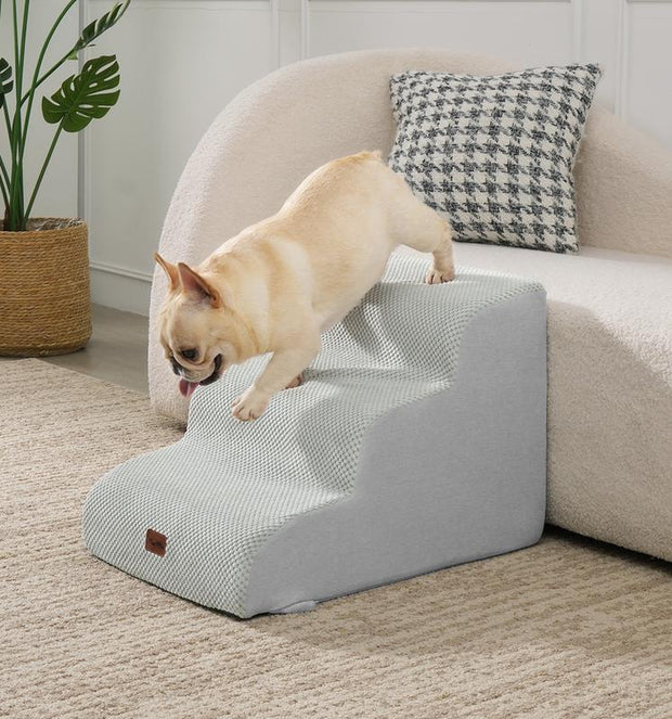 Made4Pets Dog Stairs and Ramp for Bed 3-5 Step Non-Slip Pet Stairs Suitable for High Bed Climbing Universal Design for Dogs and Cats Outdoorfun - Home