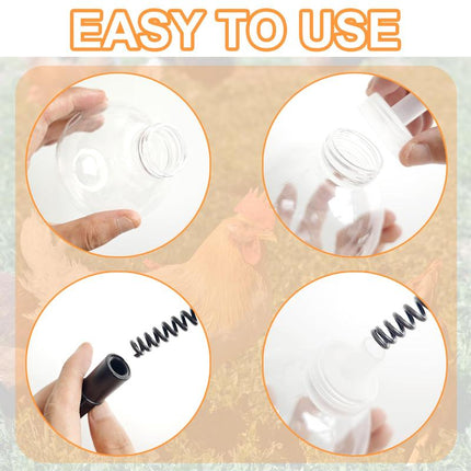 2 Pack Chicken Peck Toy, Chick Slow Feeder Ball & Enrichment Toy, Boredom Toys for Your Flock, Chicken Coop Toys for Hens Birds