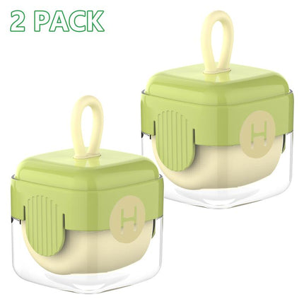 2-Pack Mini Lint Roller, Washable Sticky Roller Reusable Lint Remover Portable Pet Hair Remover for Clothes,Travel Household