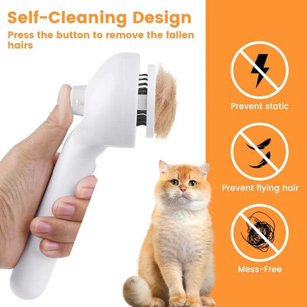 Pet Spray Hair Removal Comb Dog Brush Cat Brush Shedding Grooming Tool for Pets Supplies