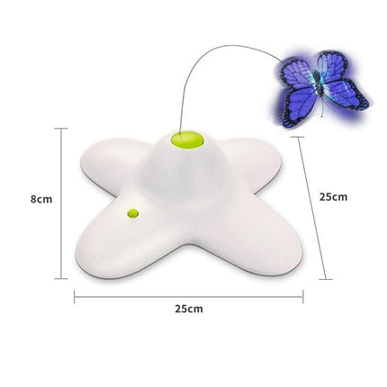 All for Paws Automatic Butterfly Toy for Cats - Fun and Interactive Pet Toy Exercise Playful Cat Stuff