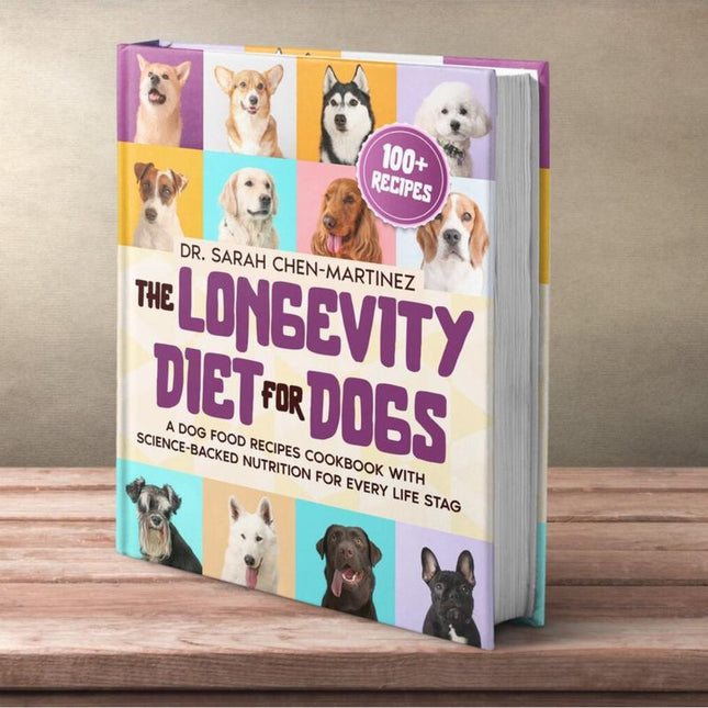 The Longevity Diet for Dogs: a Dog Food Recipes Cookbook with Science-Backed Nutrition for Every Life Stage