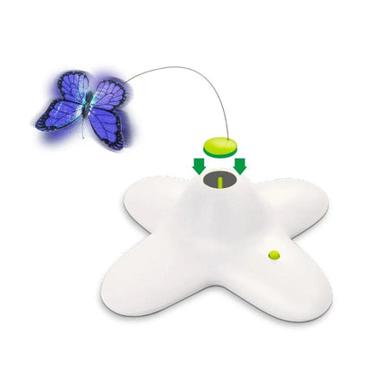 All for Paws Automatic Butterfly Toy for Cats - Fun and Interactive Pet Toy Exercise Playful Cat Stuff