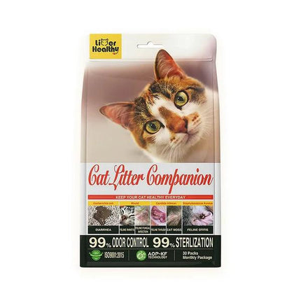 Cat Companion Odor Eliminator - Healthy Cat with Effective Odor Control, Non-Irritating, Safe & Fresh Air, Innovative Technology Cat Enzyme Cleaner
