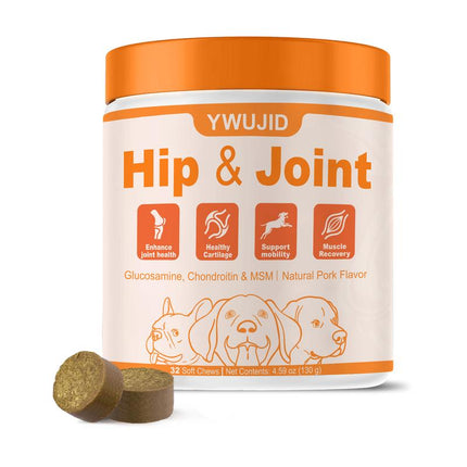 Glucosamine for Dogs Hip and Joint Supplement Chews, Chondroitin Joint Supplement for Dogs, Joint Chews for Dog, Dog Supplement for Joint Pain Relief