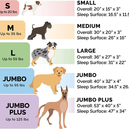 Replacement Dog Bed Cover Perfect Comfort Plush & Velvet Waves Sofa-Style, Machine Washable - Brownstone, Large