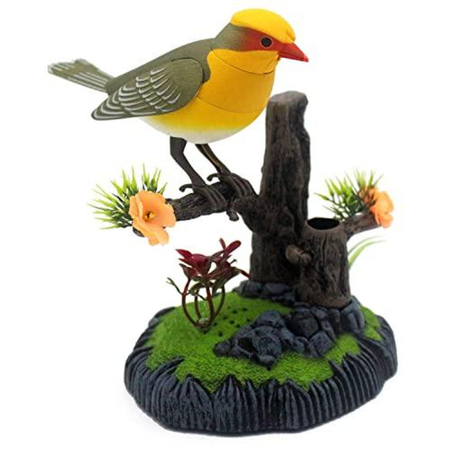 Electronic Bird Toys Electric Animal Pets Move Chirp Home Office Decor Decoration Gifts