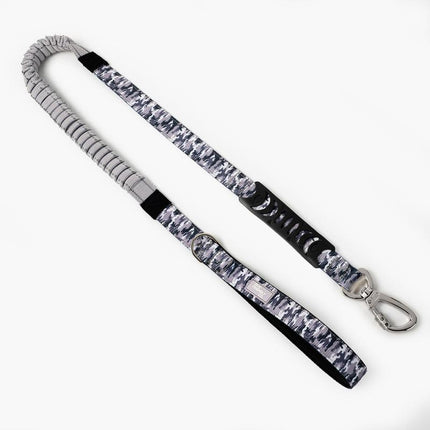 Dog Friendly Co. Bungee Dog Leash – Shock Absorbing, Reflective & Heavy Duty with Traffic Handle & Padded Grip Dog Leash