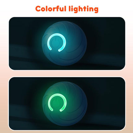 Stream Intelligent Interactive Dog Ball with Vibrating and Jumping Functions, Automatic Sports Bouncing Ball Toy, Suitable for Small/Large Dogs, Durable and Resistant Chewing Design, USB Rechargeable