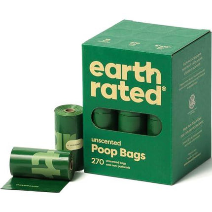 Earth Rated Lavender Scented Dog Poop Bags - 120 Count Leak-Proof Extra-Thick Refill Rolls for Big & Small Dogs - Eco-Friendly Recycled Plastic - Portable Poop Bag Dispenser Essential