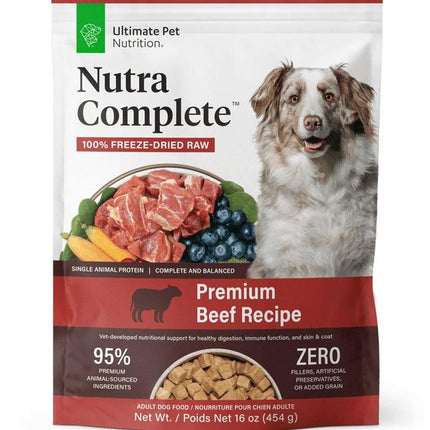 Nutra Complete Premium Beef Recipe Adult Dog Food - 100% Freeze-Dried Raw Nutrition