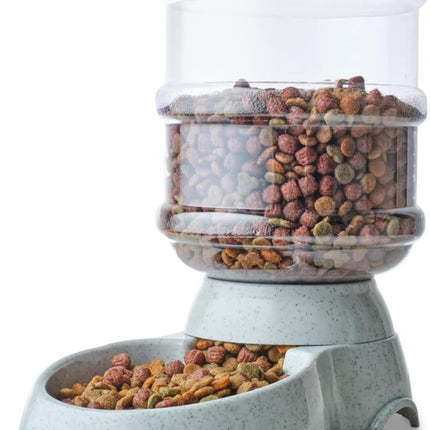 Automatic 1-Gallon Pet Feeder, Easy to Clean, Supports Multiple Pets, Ideal for Cats and Dogs