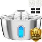 Round Fountain+ 4 Filter + 4 Sponges