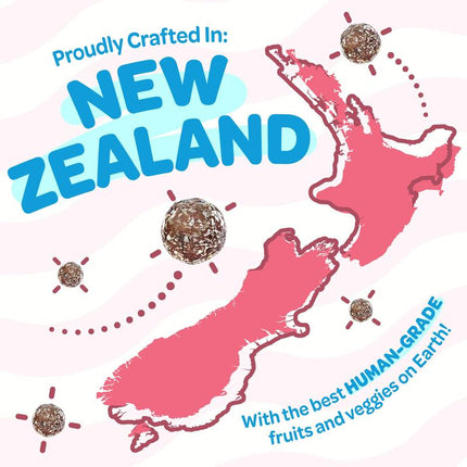 Treat-A-Balls Dog Training Treats - Healthy Low Calorie Treats for Small to Large Dogs - Vegan Snacks - 18 Treats - Cranberry, Apple, Pumpkin Coated