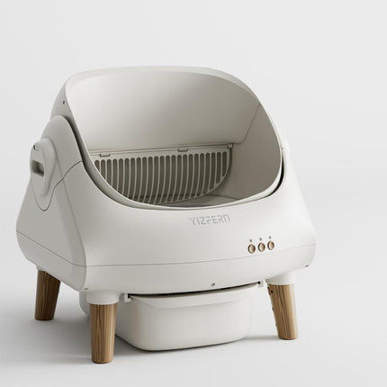 YIZFERN Smart Self-Cleaning Cat Litter Box APP Controlled Multi-Cat Safe Litterbox with Dual Safety System & Triple Odor Control Technology