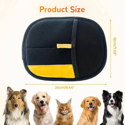 Pet Hair Removal Glove for Cats & Dogs Thickened Strong Gloves for Pet Grooming Reusable Quick De-Shedding Eco-Friendly Reusable for Couch Clothing Carpet Hair Remover