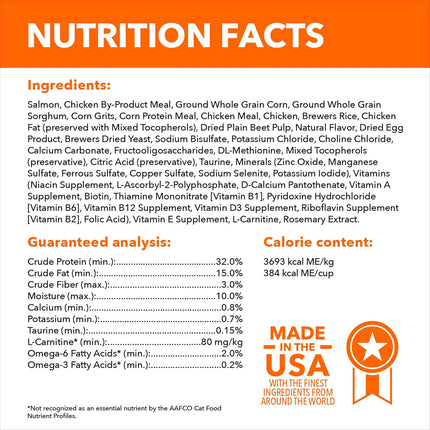 Proactive Health Adult Healthy Dry Cat Food with Real Salmon, 7 Lb. Bag