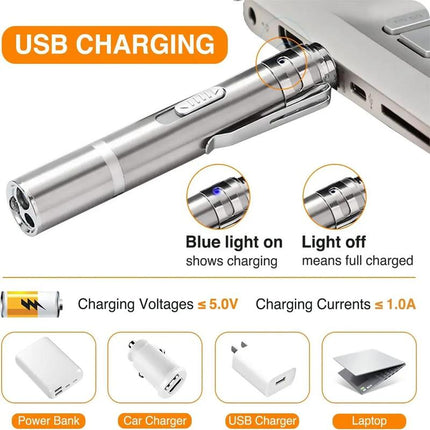 Cat Toys Laser Toy Infrared 5 Patterns 5 Hours of Use Lighting UV Searching for Cat Urine